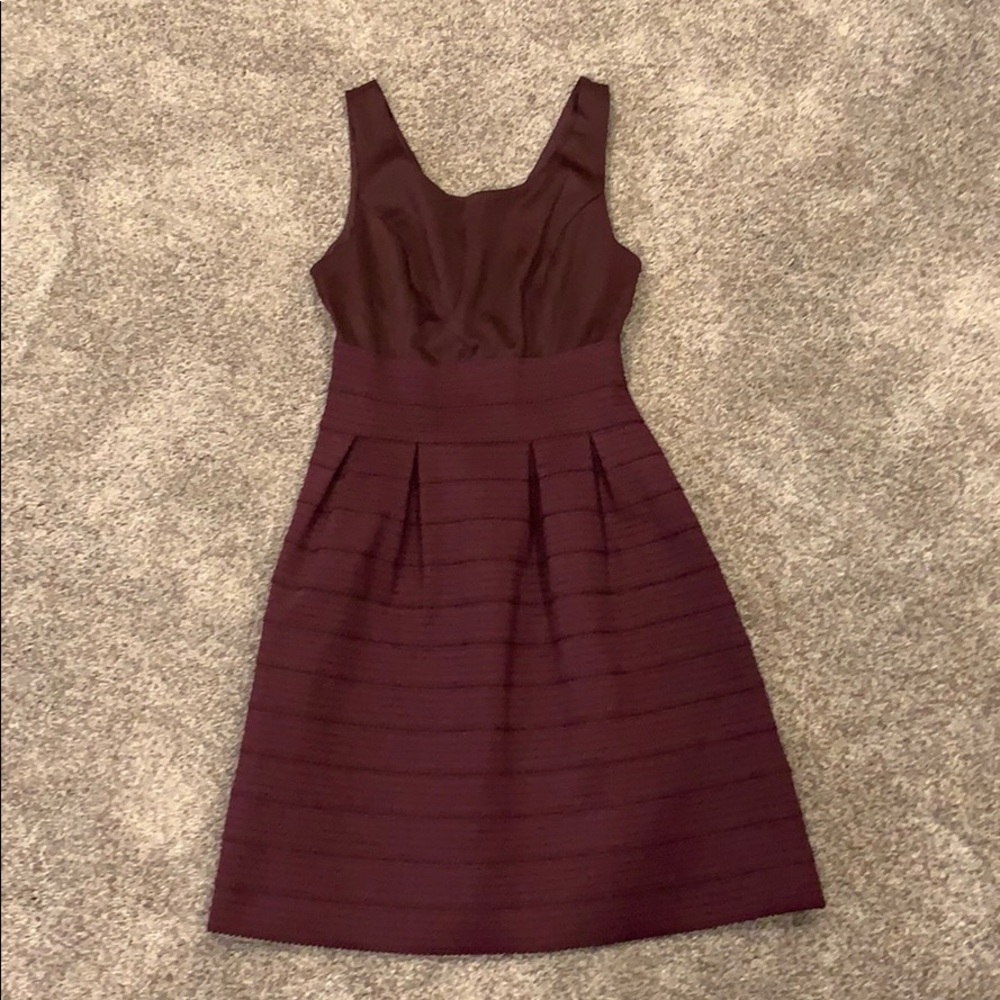 NY & Company maroon dress